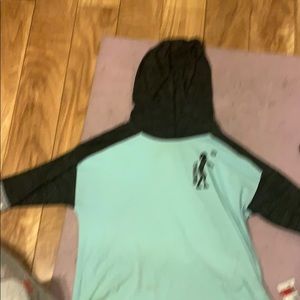 Blue justice volleyball hoodie